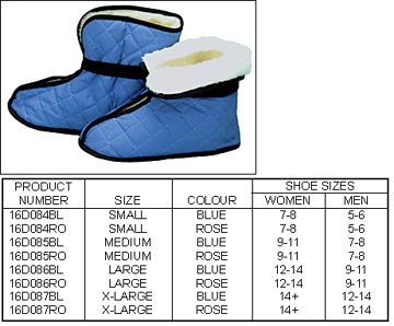 FLEECE LINED BOOTIES/SLIPPERS